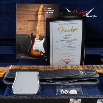 Mint Fender Custom Shop 1965 Telecaster Custom Heavy Relic Guitar, Lake Placid Blue image 13