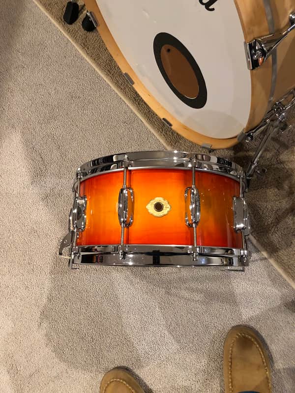 Slingerland Studio King Snare Drum Conway Badge Minty Like New image 1
