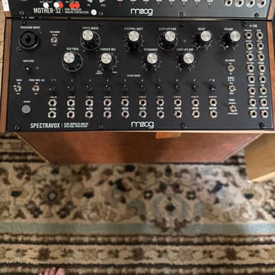 Moog Spectravox Semi-Modular Analog Spectral Processor 2024 - Present - Black with Wood Sides image 1
