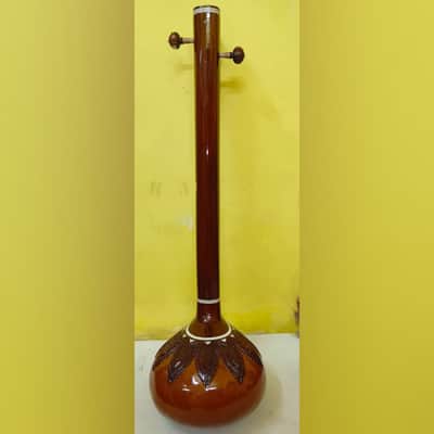 Shreeom Handicraft Female Tanpura Indian teak Wooden Female Tanpura Musical Instruments Standard Tuning Amazing Sound Gift For Professional Player and Beginners image 8