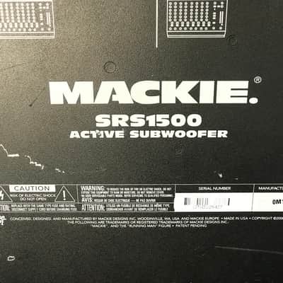 Mackie SRS1500 Active Subwoofer image 11