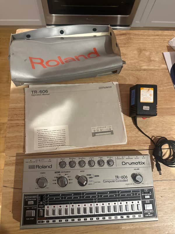 Roland TR-606 Drumatix 1980s - Silver image 1