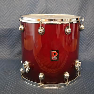 Premier Genista Birch Heavy Rock Five Piece 22/12/14/16 and 14 snare Cherry Fade Lacquer image 11
