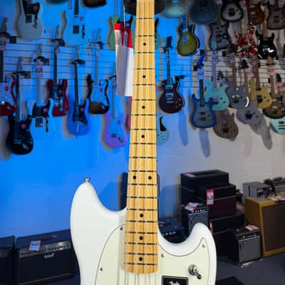 Fender Player II Mustang Bass PJ - Polar White with Maple Fingerboard, Free Plek! 463 image 7