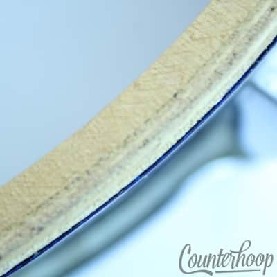 *Hoshino Kougyou 14x5.5" Snare Drum 3Ply+Re-Rings Japan Blue Sparkle Vintage 60s image 10