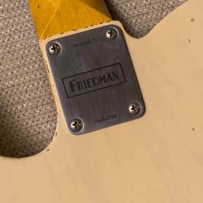 Friedman Vintage T Desert Sand Electric Guitar image 11