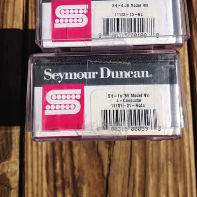 Seymour Duncan SH-4 JB Bridge & SH-1N 59 Neck 4 Conductor NICKEL Pickup Set image 3