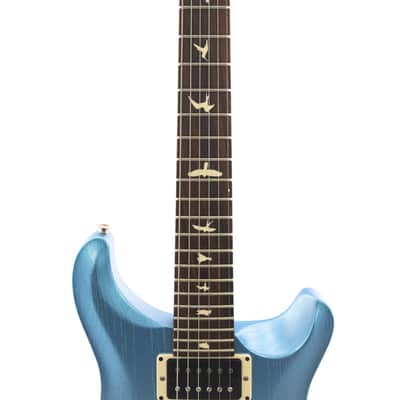 PRS CE24-08 Limited Edition LTD Swamp Ash 2025 - Frost Blue Metallic image 3