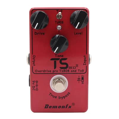 Demonfx TS Green Classic 2 in 1 Overdrive Booster Guitar Effect