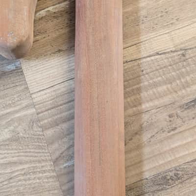 Unbranded Solid Mahogany Bass Guitar Body Neck Blank Project Unfinished image 13