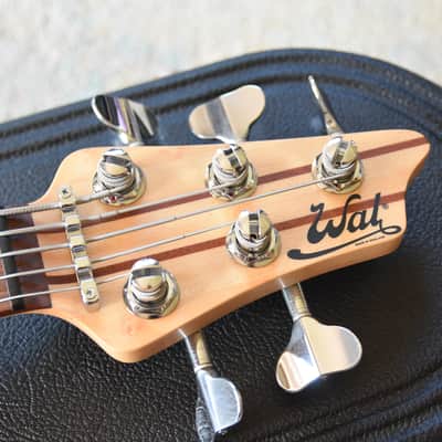 Wal MK2 2021 Flame Walnut 5 string bass guitar image 8