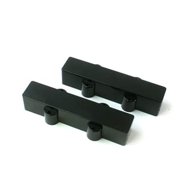 1 pair of bass Guitar Pickup cover for 4 String Bridge and Neck ,Black image 2