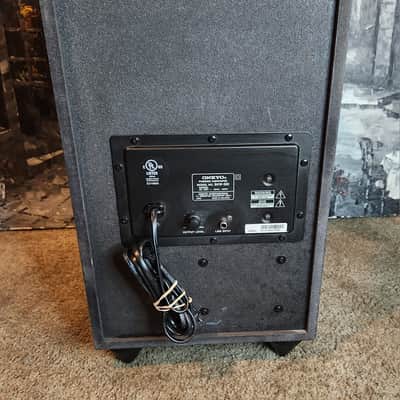 Onkyo Onkyo SKW-560  powered, down-firing home theater subwoofer 90s  - Black image 5