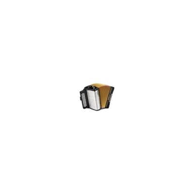 Hohner 3500GB Corona II Diatonic Accordion (GCF Keys, Jet Black) image 4