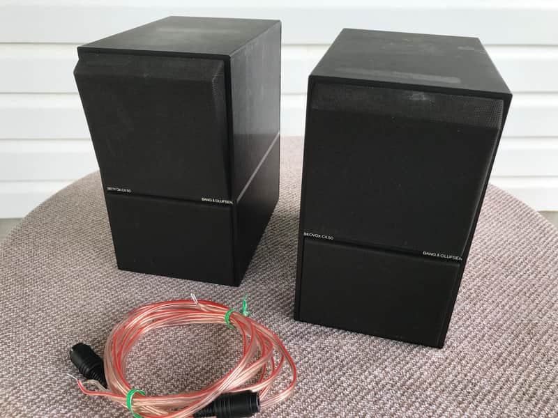 Bang & Olufsen Beovox CX50 Speakers Black Aluminum | Reverb