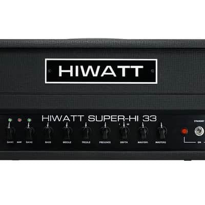 Hiwatt Super-HI 33 Head 30W 2-Channel Electric Guitar Amplifier Head with Extreme Gain image 1