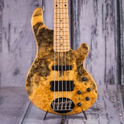 Used 2008 Lakland 55-94 Deluxe Buckeye Burl, Natural image 1