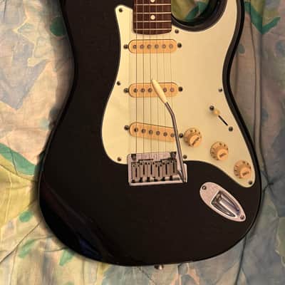 rare 2008 FENDER American Standard Strat Charcoal Frost Metallic image 3