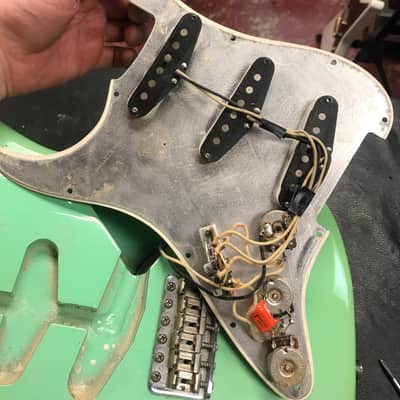 1986 Fender American Vintage '62 Stratocaster Surf Green AVRI image 24