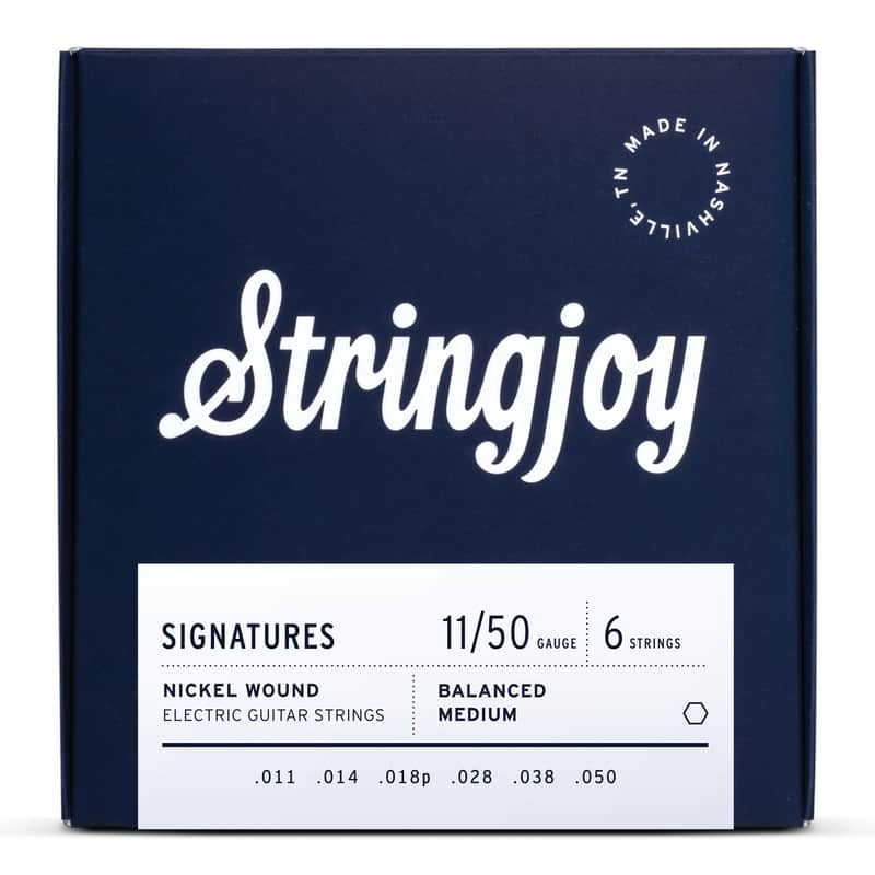 Stringjoy Signatures Balanced Medium Gauge (11-50) Nickel Wound Electric Guitar Strings image 1