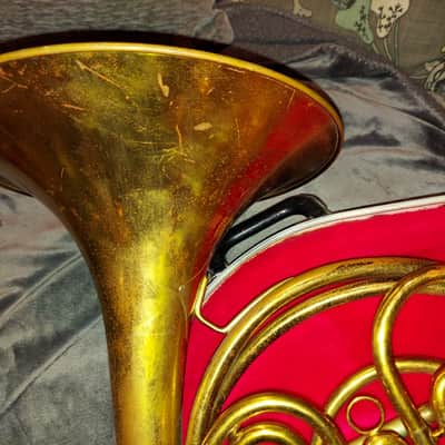 Robert Martel Single French Horn, Italy, with case and mouthpiece image 5