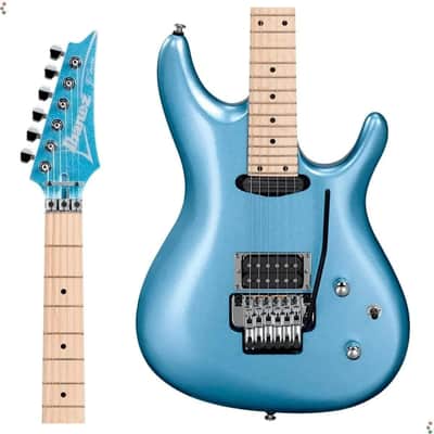 Ibanez JS140M-SBL Joe Satriani Signature 6-String Solid Body Electric Guitar with Maple Fretboard, Right-Handed, Soda Blue image 3