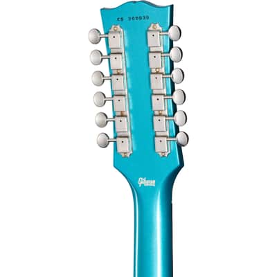 Gibson 1965 Non-Reverse Firebird V 12-String Reissue Electric Guitar - Aqua Mist VOS image 6
