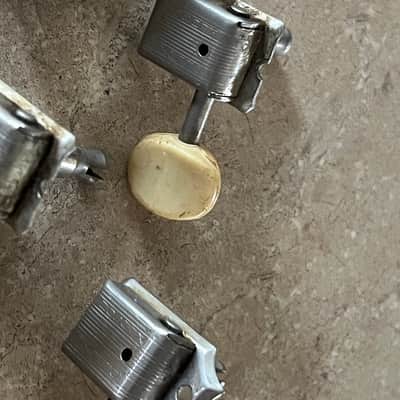 1964 1965 1966 set Fender Musicmaster Duo Sonic Mustang guitar tuners tuning pegs image 3
