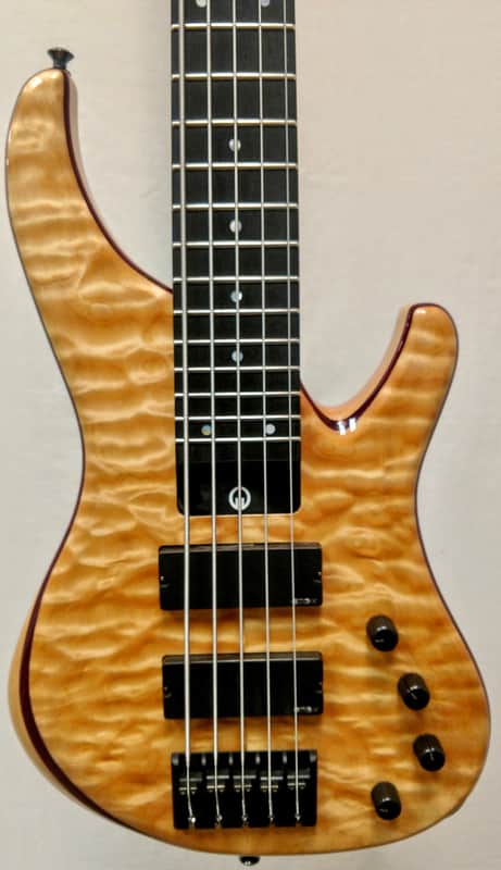 G.Gould GGi5 in Natural Quilt Maple – Graphite Neck – NAMM Display - 9.05 pounds – #1277 image 1