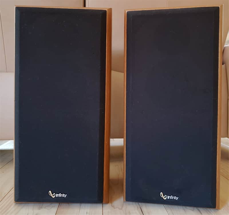 Infinity Reference Three 3-way Vintage Bookshelf Speakers Near Mint! Seattle Pickup Only image 1