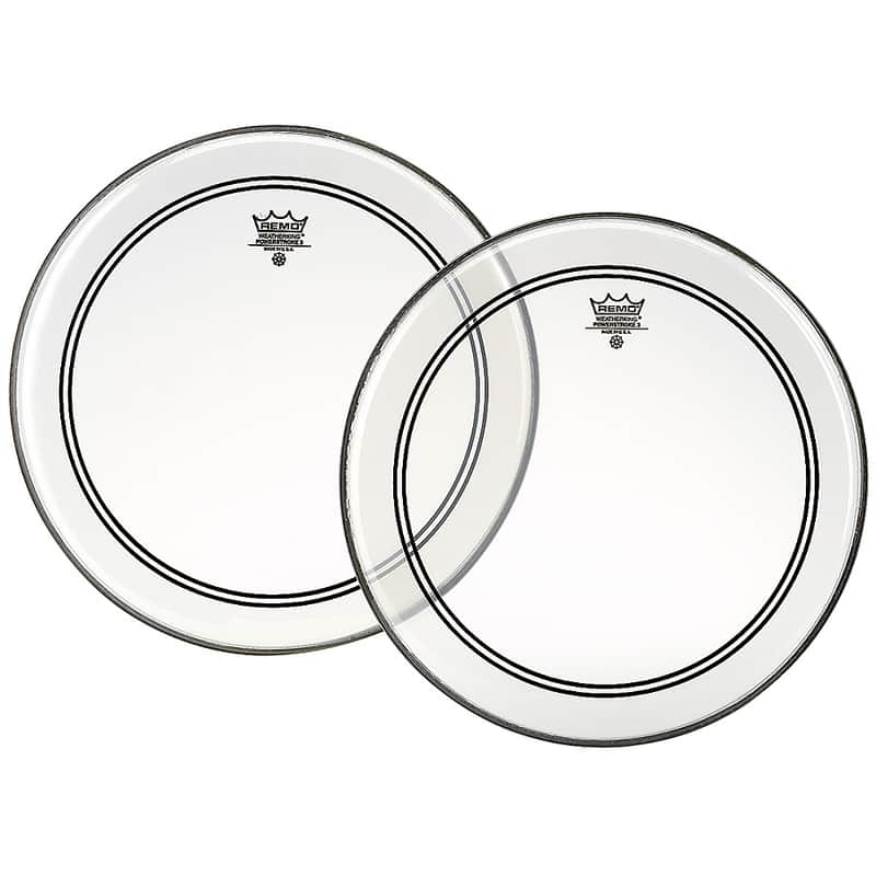 Remo Powerstroke P3 Clear Drum Head 8" image 1