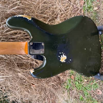 1965 Fender Jazz Bass - Charcoal Frost Metallic - Matching Headstock - OHSC image 5