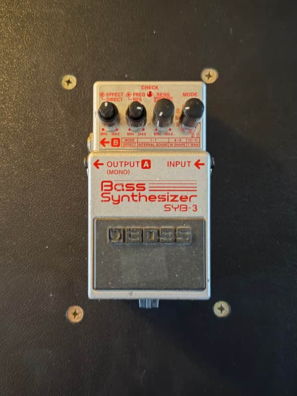Boss SYB-3 Bass Synthesizer (Pink or Dark Gray Label) 1996 - 2001 - Silver image 1