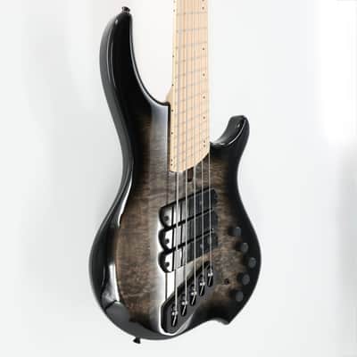 Dingwall Combustion 3X 5-String Multi-Scale Bass - 3-Pickup Quilt Top 2-Tone Blackburst w/Maple Fretboard image 2