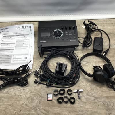 Roland TD-17 Drum Sound Module w/ Bluetooth, V Expressions Expansion Pack Masters Series Vol 1 & Many Extras
