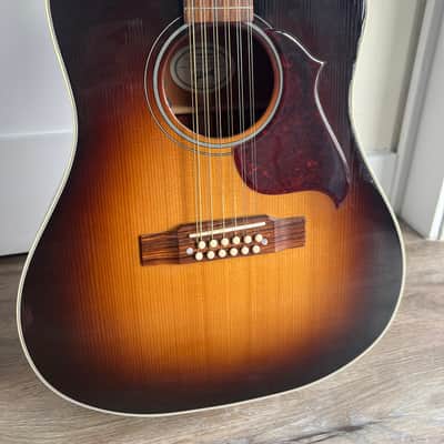 Gibson Hummingbird pro Limited Edition 12 String Acoustic-Electric Guitar Vintage Sunburst 2018 image 3