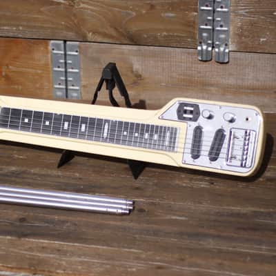 Guyatone HG-306C Steel Guitar 1960's - Vintage White image 1