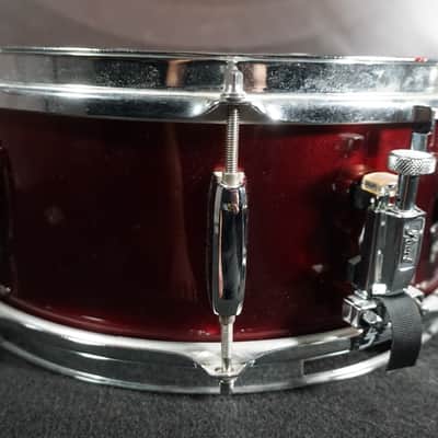 Pearl Export Series 14x5.5 Snare Drum – Red Wine Wrap – 8 Lug – ISS Era – Taiwan image 3
