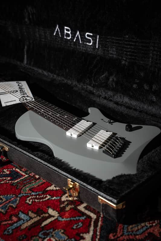 MINT Abasi Concepts Larada J 7-String Japan Chalk w/ OHSC, Fishman Fluence image 1