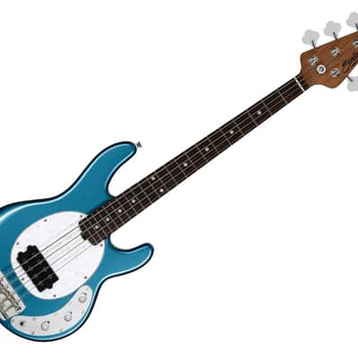 Sterling by Music Man StingRay Short Scale RAYSS4 - Toluca Lake Blue image 1