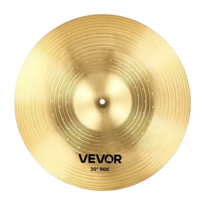Cymbal Pack, 7 Pieces Cymbals for Drum Set, Alloy Cymbals Drum Set Includes 14" Hi-Hats, 16" Crash, 18" Crash, 20" Ride, 10" Splash, 16" China, Drumsticks & Cymbal Bag image 9