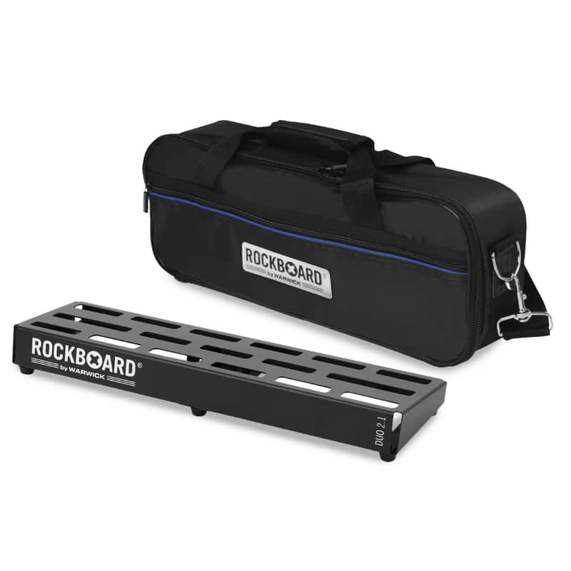 Rockboard DUO 2.1 Pedalboard with Pro Gig Bag image 1