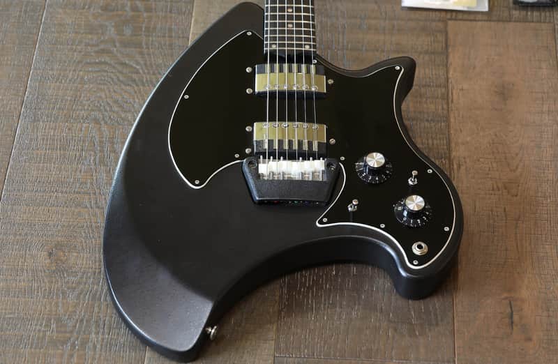 1973 Ovation Breadwinner Electric Guitar Black Beauty image 1