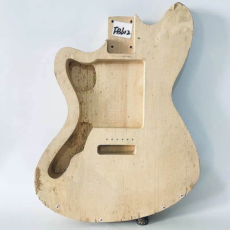 Unfinished Left Hand Jazzmaster Style Guitar Body image 1