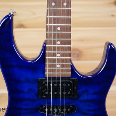 Ibanez GRX70QA-TBB Gio - Transparent Blue Burst image 2