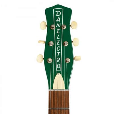 Danelectro '57 Electric Guitar Jade Green & Billionaire Boost Pedal image 4