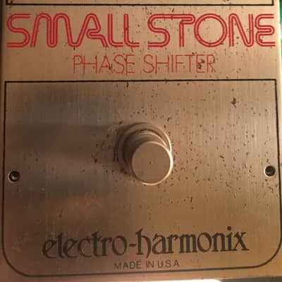 EHX Small Stone 1975 Silver/Red letters image 1