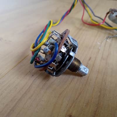 Vintage 1963 Kay Speed Demon Guitar Wiring Harness! CTS Pots, Rotary Switch, Jack, Caps! image 3