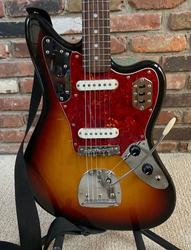 1995 Fender Japan JG-66 Jaguar MIJ – Mastery Bridge + Curtis Novak