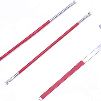 8Pcs Woodwind Instrument Repair Tools Stainless Steel Spring Hook Pad Leveling Tool Key Covers Protector Saxophone Clarinet Repair Kit image 2